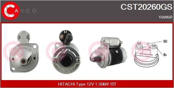 CASCO CST20260GS Starter motor S114-146