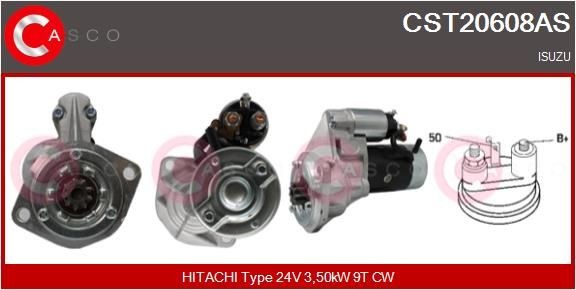 CASCO CST20608AS Starter motor S2407