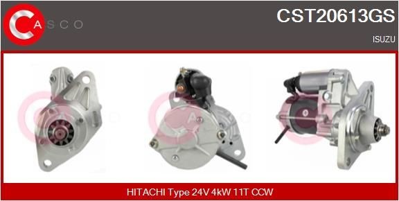 CASCO CST20613GS Starter motor S25-308