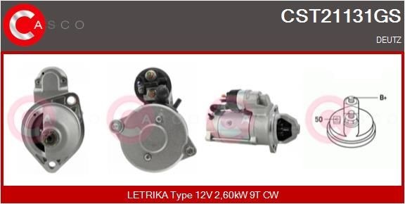 CASCO CST21131GS Starter motor 0118 3599
