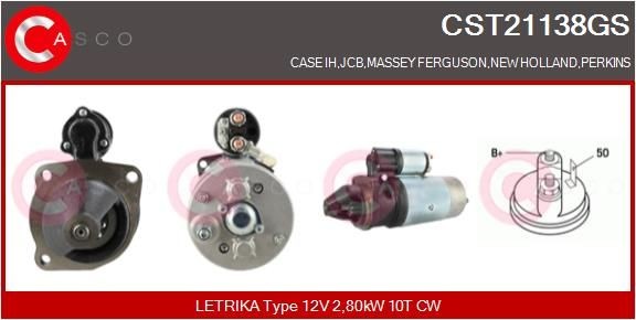 CASCO CST21138GS Starter motor 3 597 372 M 2