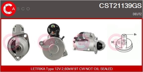 CASCO CST21139GS Starter motor 714-40369