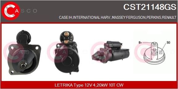 CASCO CST21148GS Starter motor 169 180 6R1