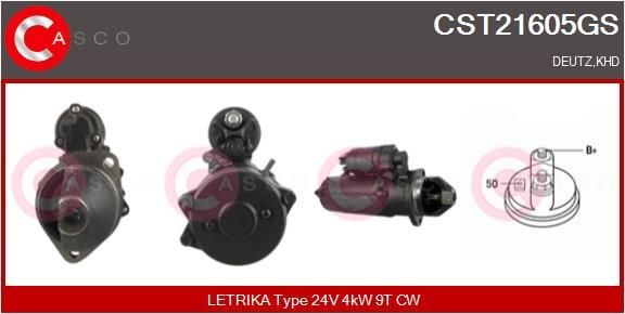 CASCO CST21605GS Starter motor 0118-2390