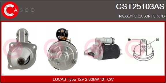 CASCO CST25103AS Starter motor 1868285M2