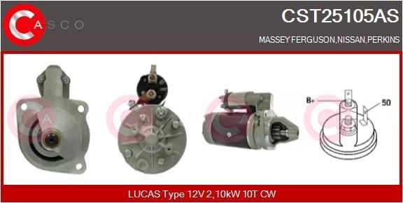 CASCO CST25105AS Starter motor S 12- 84