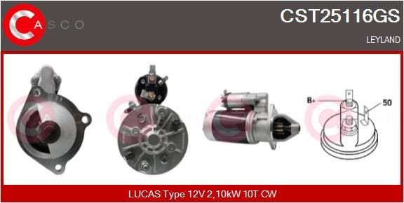 CASCO CST25116GS Starter motor 2873126