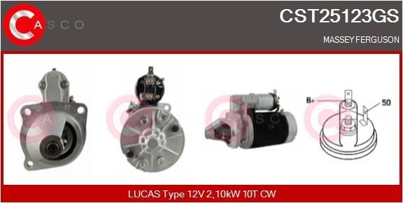 CASCO CST25123GS Starter motor 2873A105