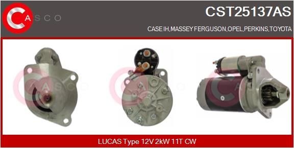 Opel CORSA Engine starter motor 10955145 CASCO CST25137AS online buy