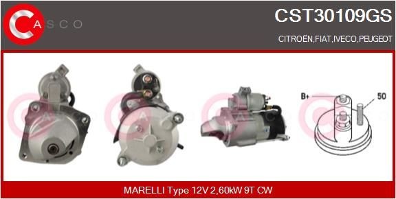 CASCO CST30109GS Starter motor 46231646