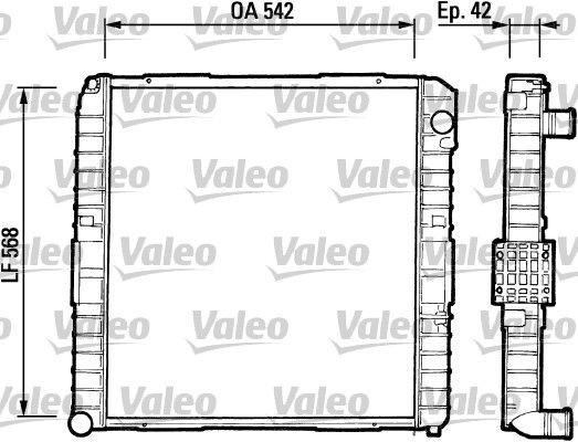 VALEO 730378 Kühler, Motorkühlung für IVECO EuroCargo I-III LKW in Original Qualität