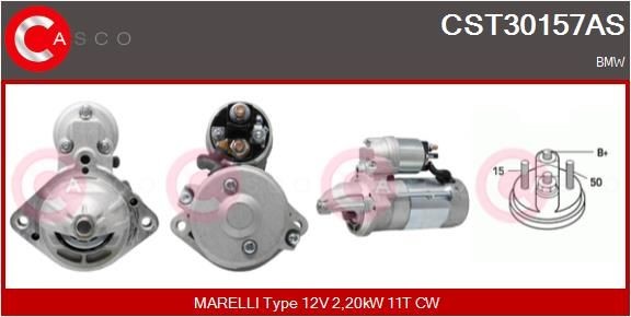CASCO CST30157AS Starter motor 12-41-7-788-680