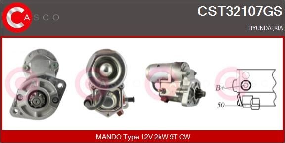 CASCO CST32107GS Starter motor 36100-27001
