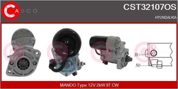 CASCO CST32107OS Starter motor 36100-27000