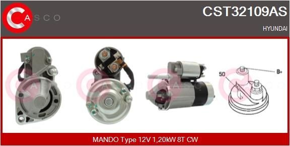 CASCO CST32109AS Starter motor 36100-37210