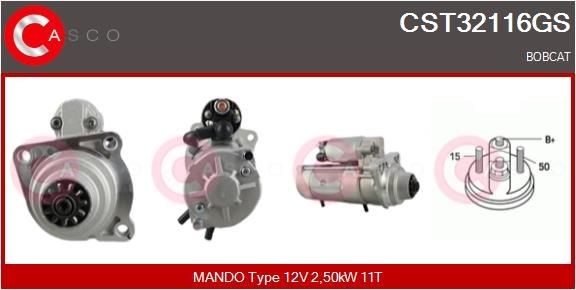 CASCO CST32116GS Starter motor 6676957