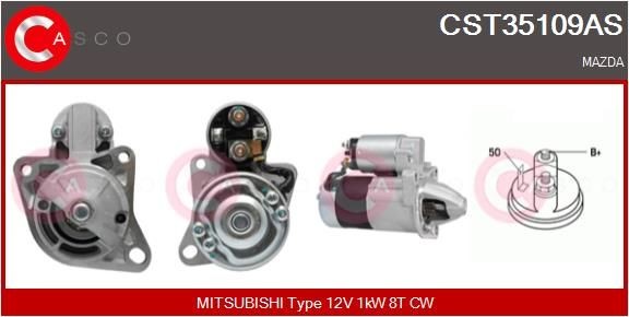 CASCO CST35109AS Starter motor M 000 T80 081