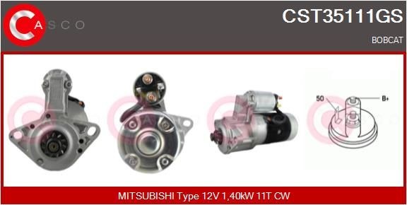 CASCO CST35111GS Starter motor SBA-185086500