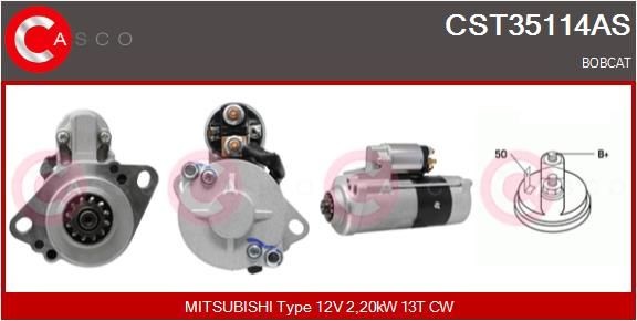CASCO CST35114AS Starter motor M002T63371