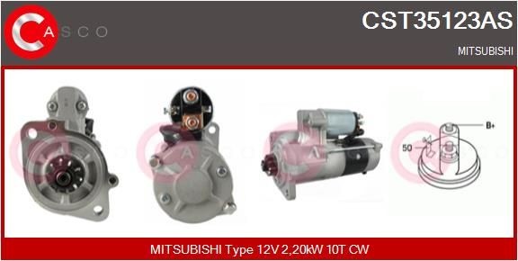CASCO CST35123AS Starter motor 1039827