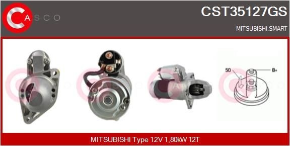 CASCO CST35127GS Starter motor 006 151 04 01