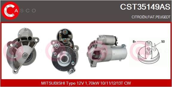 CASCO CST35149AS Starter motor M 001 T 80082