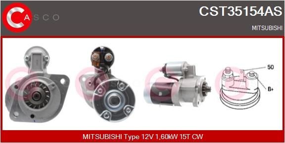 CASCO CST35154AS Starter motor M 2 T 50285