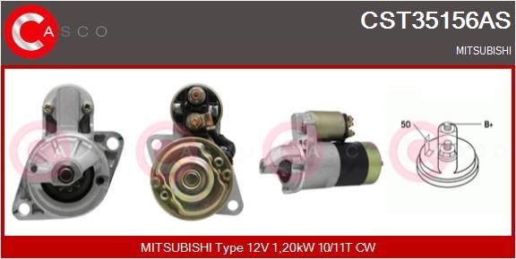 CASCO CST35156AS Starter motor M 2 T 58581