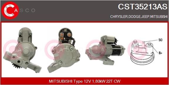 CASCO CST35213AS Starter motor CHRYSLER experience and price