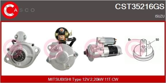 CASCO CST35216GS Starter motor 8-97349402-0