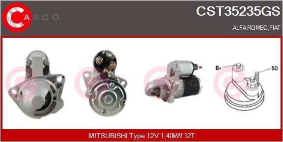 CASCO CST35235GS Starter motor ALFA ROMEO experience and price
