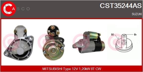 CASCO CST35244AS Starter motor M1T70281ZC