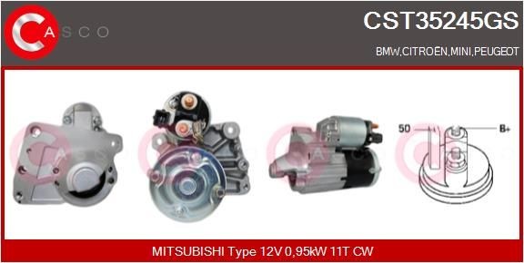 CASCO CST35245GS Starter motor 5802-EV