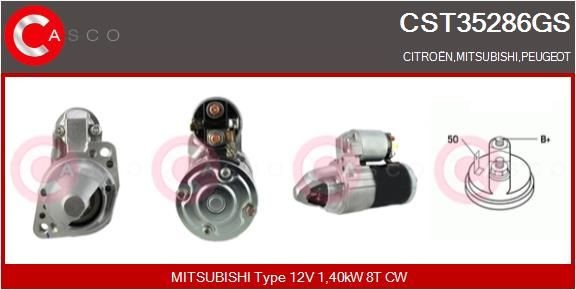 CASCO CST35286GS Starter motor 141810A011