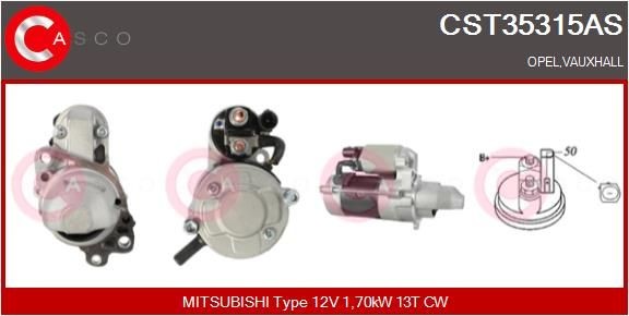 CASCO CST35315AS Starter motor M001TF0071