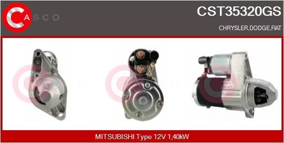 CASCO CST35320GS Starter motor DODGE experience and price