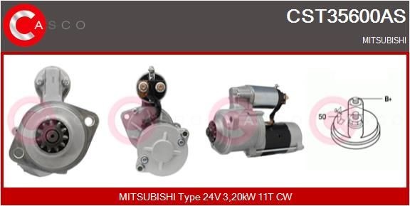CASCO CST35600AS Starter motor M2T27672