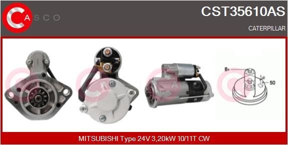 CASCO CST35610AS Starter motor ME 049 327