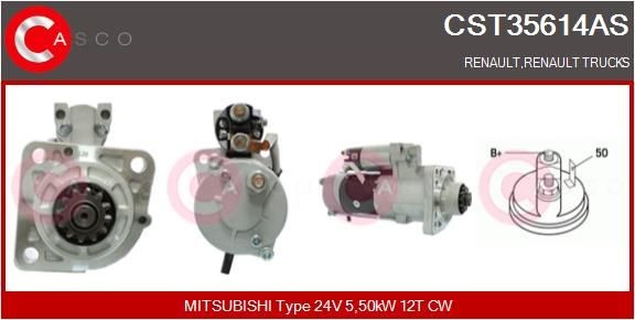 CASCO CST35614AS Starter motor 5010480435