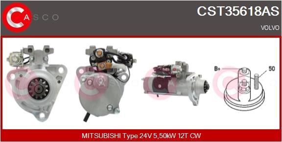 CASCO CST35618AS Starter motor 2 043 107 3