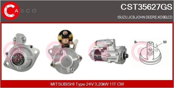 CASCO CST35627GS Starter motor 897137-4780