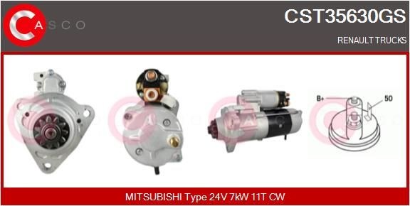 CASCO CST35630GS Starter motor M 009 T 80271