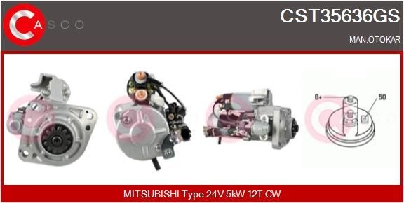 CASCO CST35636GS Starter motor M 008 T62 671