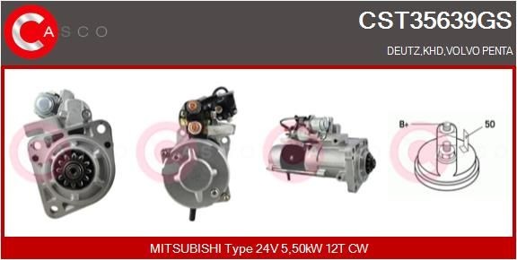CASCO CST35639GS Starter motor 118-2759