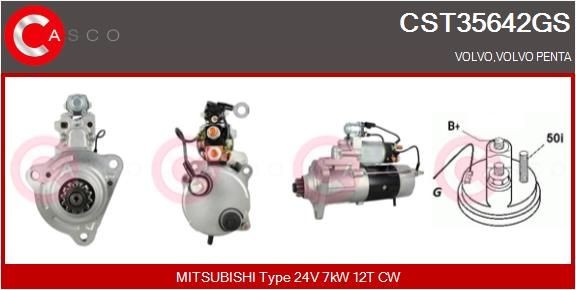 CASCO CST35642GS Starter motor M0 09T 83879