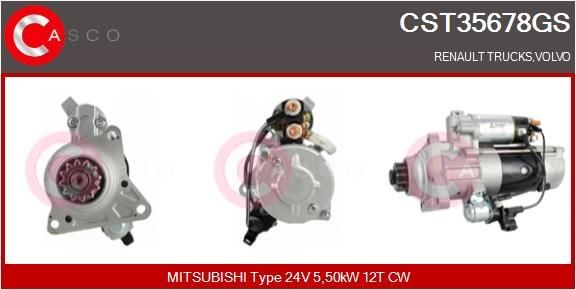 CASCO CST35678GS Starter motor M9TD2771AM