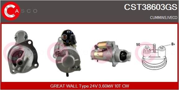 CASCO CST38603GS Starter motor 5268413