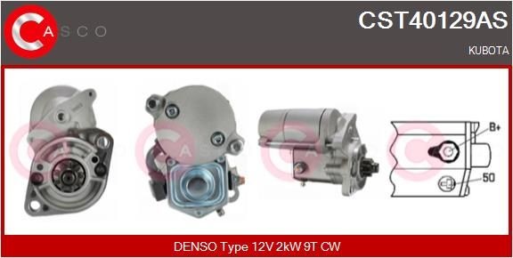 CASCO CST40129AS Starter motor 15425-63010