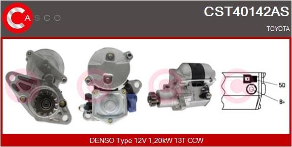 CASCO CST40142AS Starter motor TOYOTA experience and price