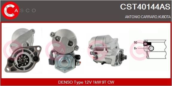 CASCO CST40144AS Starter motor 1628563010